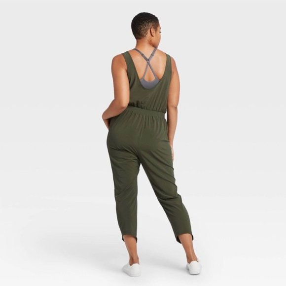 NEW All in Motion Green Jumpsuit - Picture 4 of 6